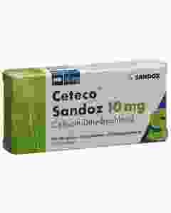 CETECO SANDOZ FILMTABL 10 MG 10 STK