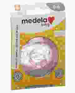 MEDELA BABY NUGGI SOFT SILICONE 0-6 ROSA