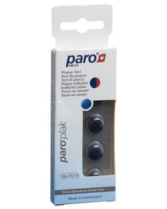 PARO PLAK 2-FARBEN TABLETTEN ROT/BLAU 10
