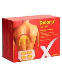 DOLOR-X HOT PAD WÄRMEUMSCHLÄGE 4 STK