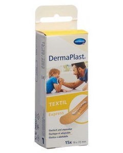 DERMAPLAST TEXT EXPR STRIPS 19X72MM 15 S