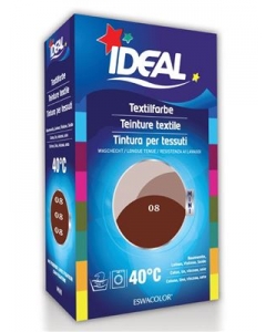 IDEAL MINI BAUMWOLLE COLOR NO08 ROTBRAUN