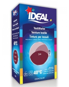 IDEAL MINI BAUMWOLLE COLOR NO34 BORDEAUX