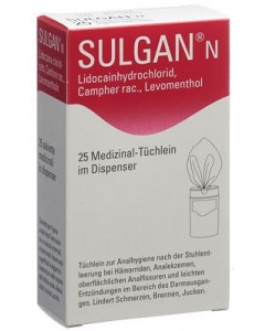 SULGAN-N MEDIZINAL-TÜCHLEIN IN DISPENSER