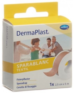 DERMAPLAST SPARABLANC TEXTIL 2.5CMX5M HA