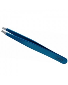 RUBIS PINZETTE GERADE BLAU INOX