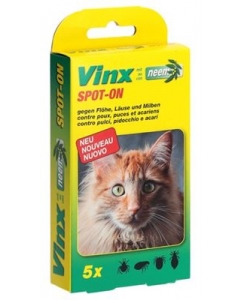 VINX SPOT ON TROPFEN MIT NEEM KATZE 5 X