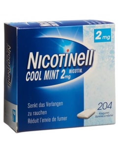 NICOTINELL Gum 2 mg cool mint 204 Stk