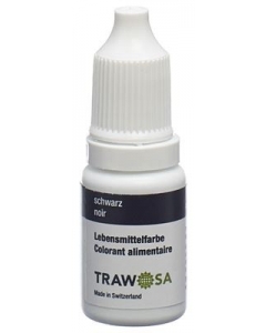 TRAWOSA Lebensmittelfarbstoff schwarz 10
