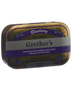 GRETHERS BLUEBERRY PASTILLEN OHNE ZUCKER