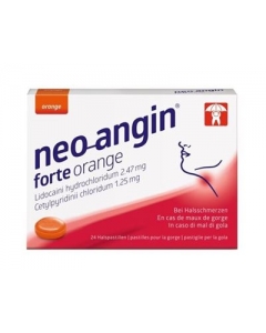 NEO-ANGIN FORTE LUTSCHTABL ORANGE 24 STK