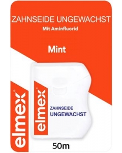 ELMEX ZAHNSEIDE 50M UNGEWACHST