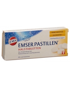EMSER PASTILLEN ZUCKERFREI OHNE MENTHOL