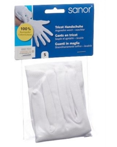 SANOR Tricot Handschuhe S 1 Paar