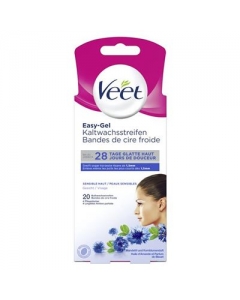 VEET Kaltwachsstreif Gesicht sens Haut 2