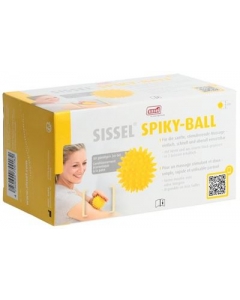 SISSEL SPIKY-BALL 8CM GELB 2 STK