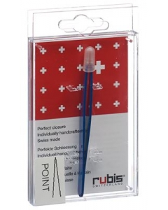 RUBIS PINZETTE SPITZ BLAU INOX