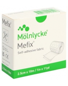 MEFIX FIXATIONSVLIES 2.5CMX10M ROLLE