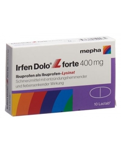 IRFEN DOLO L FORTE LACTAB 400 MG 10 STK