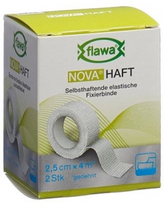 FLAWA NOVA HAFT KOHÄSIVE GAZEBINDE 2.5CM
