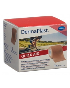 DERMAPLAST QUICKAID 6CMX2M HAUTFARBIG