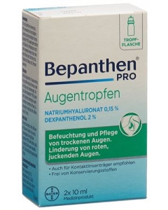BEPANTHEN PRO AUGENTROPFEN (#) 2 FL 10 M