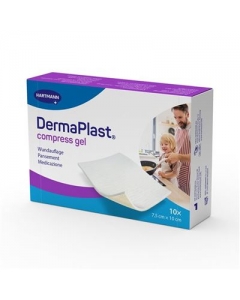 DERMAPLAST COMPRESS GEL 7.5X10CM 10 STK
