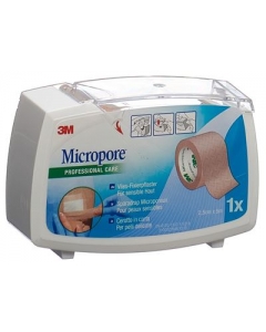 3M MICROPORE VLIES M DISP 25MMX5M HF