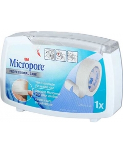 3M MICROPORE VLIES M DISP 12.5MMX5M WEIS