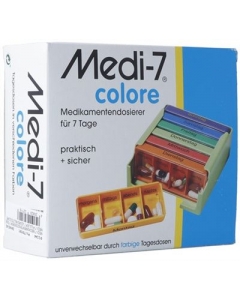 SAHAG MEDI-7 MEDIDOSIERER 7 TAGE 4 FÄCHE