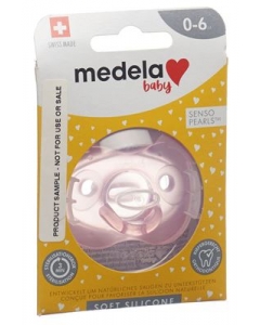 MEDELA BABY NUGGI SOFT SILICONE 0-6 ROSA