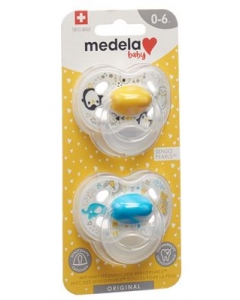 MEDELA BABY NUGGI ORIGINAL 0-6 GELB BLAU