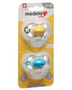 MEDELA BABY NUGGI ORIGINAL 6-18 GELB BLA
