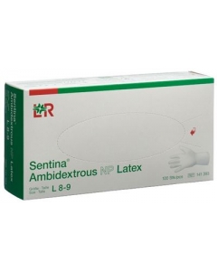 SENTINA HANDSCHUHE L LATEX 100 STK