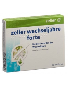 ZELLER Wechseljahre forte Tabl 30 Stk